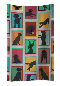Lots of Black Labrador Retriever Kitchen Towel Dish Cloths Guest Hand Towel Decorative Bathroom Towel for Face,Tea, Dishcloth, Kitchen and Bath