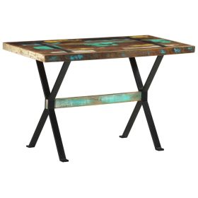 Dining Table 47.2"x23.6"x29.9" Solid Reclaimed Wood