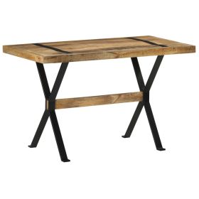 Dining Table 47.2"x23.6"x29.9" Rough Mango Wood